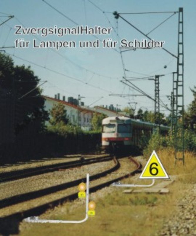 Schienenfußhalterung für Lf-Signal Zwergausführung Lampen (Preis und Versandkosten nach Rücksprache)